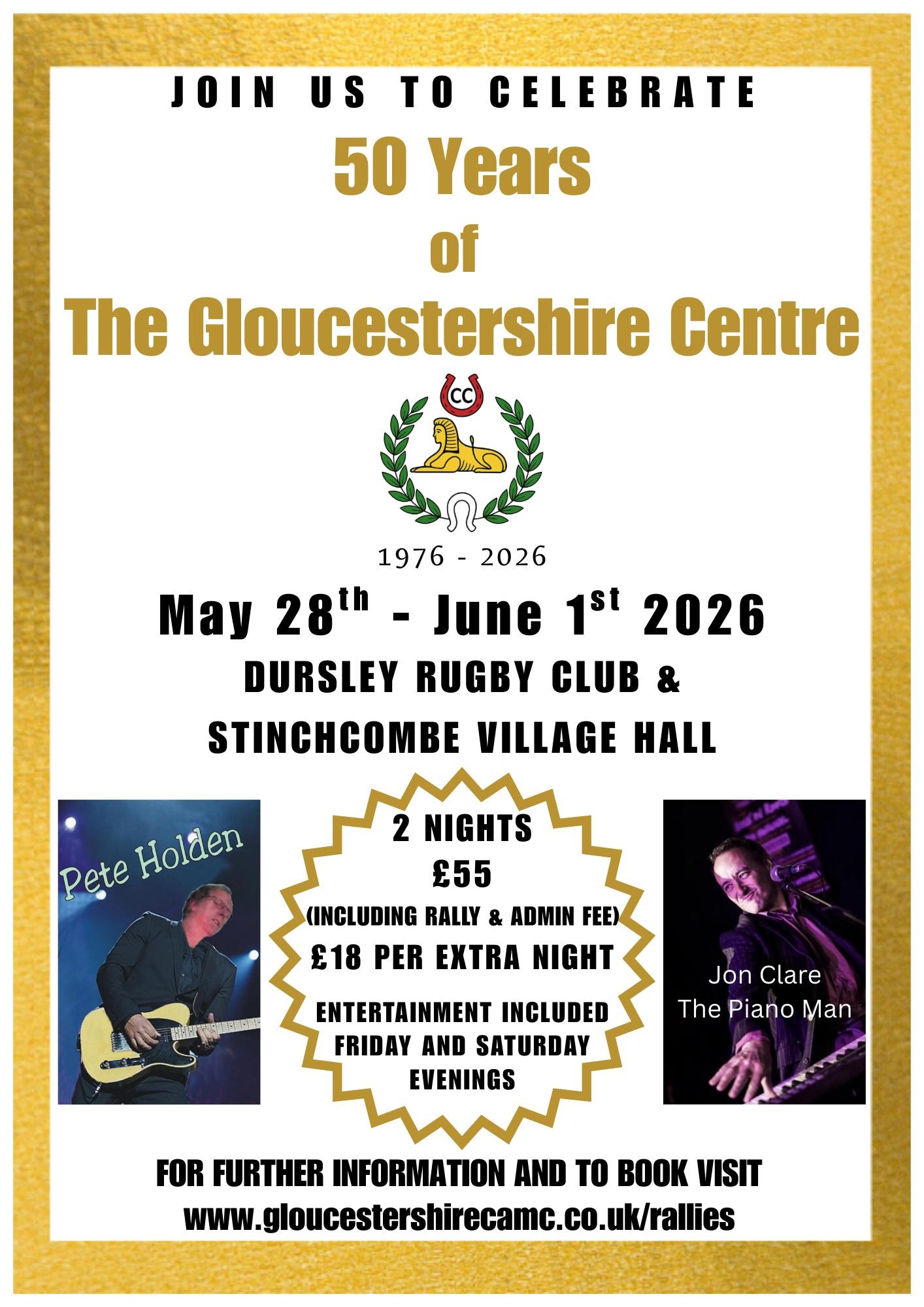 50 years The Gloucestershire Centre