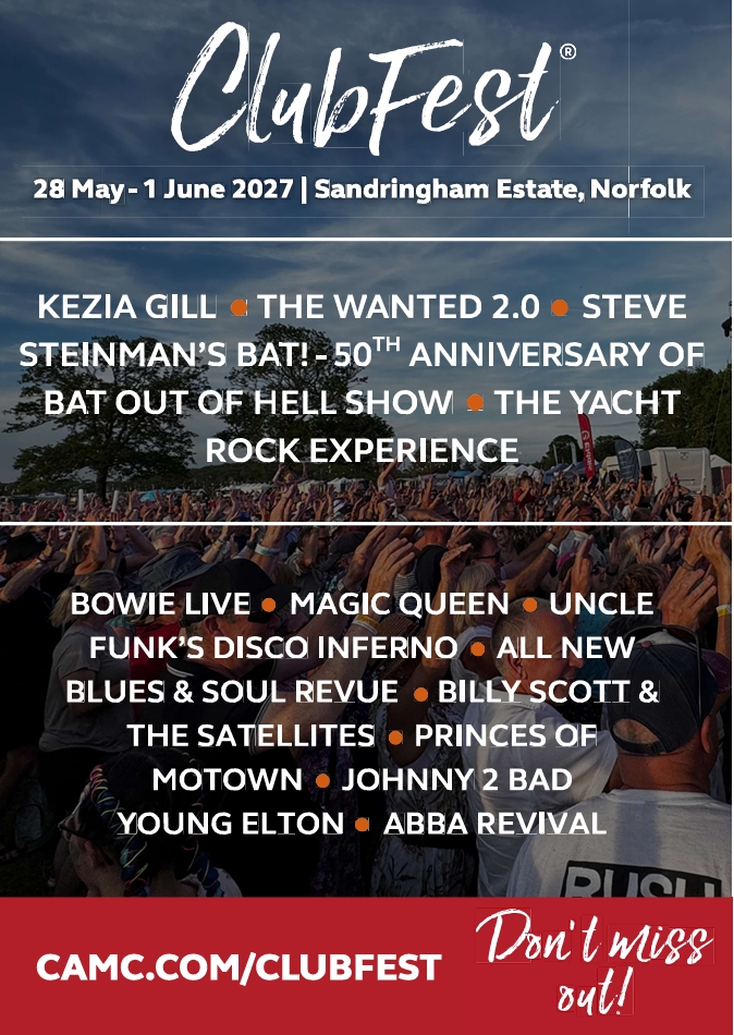 CLUB FEST 2027 SANDRINGHAM ESTATE, NORFOLK