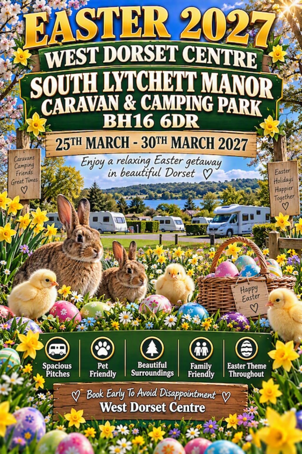 EVENT 48 –  EASTER AT SOUTH LYTCHETT MANOR